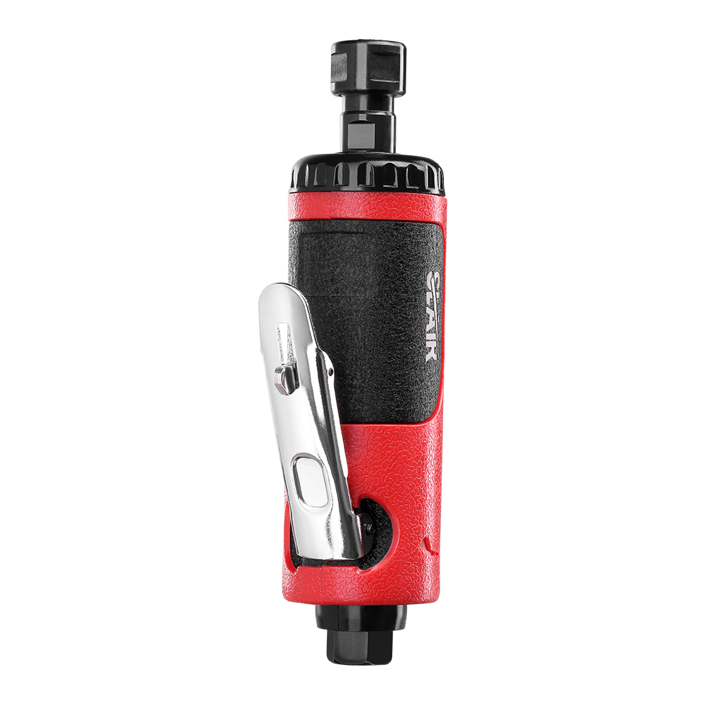  SLAIR AIR DIE GRINDER, 22000RPM, ทริกเกอร์นิรภัย, อะลูมิเนียมพร้อมยาง, พร้อมคอลเล็ต 1/4" 1/8" หรือ 3 มม. 6 มม., ท่อ, มืออาชีพ