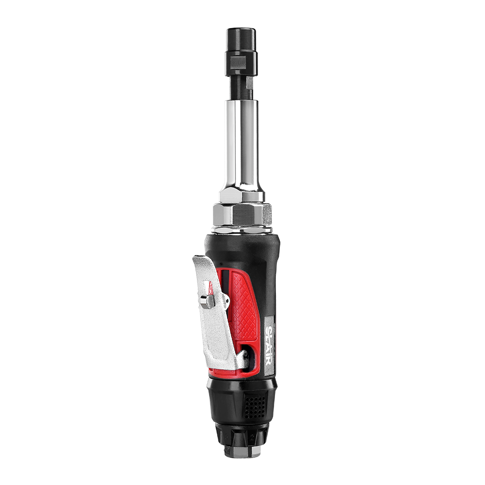  SLAIR 3" SHAFT AIR DIE GRINDER, 25000 RPM. SAFETY TRIGGER, COMPOSITE, 1/4" 1/8" หรือ 3MM 6MM COLLET, PROFESSIONAL 