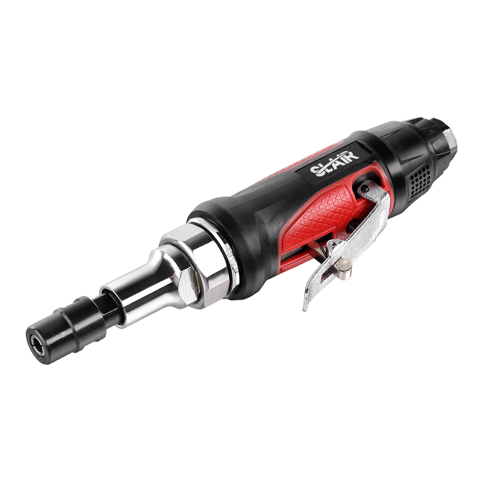  SLAIR 1" SHAFT AIR DIE GRINDER, 25000 RPM, SAFETY TRIGGER, COMPOSITE, 1/4" 1/8" หรือ 3MM 6MM COLLET, PROFESSIONAL 