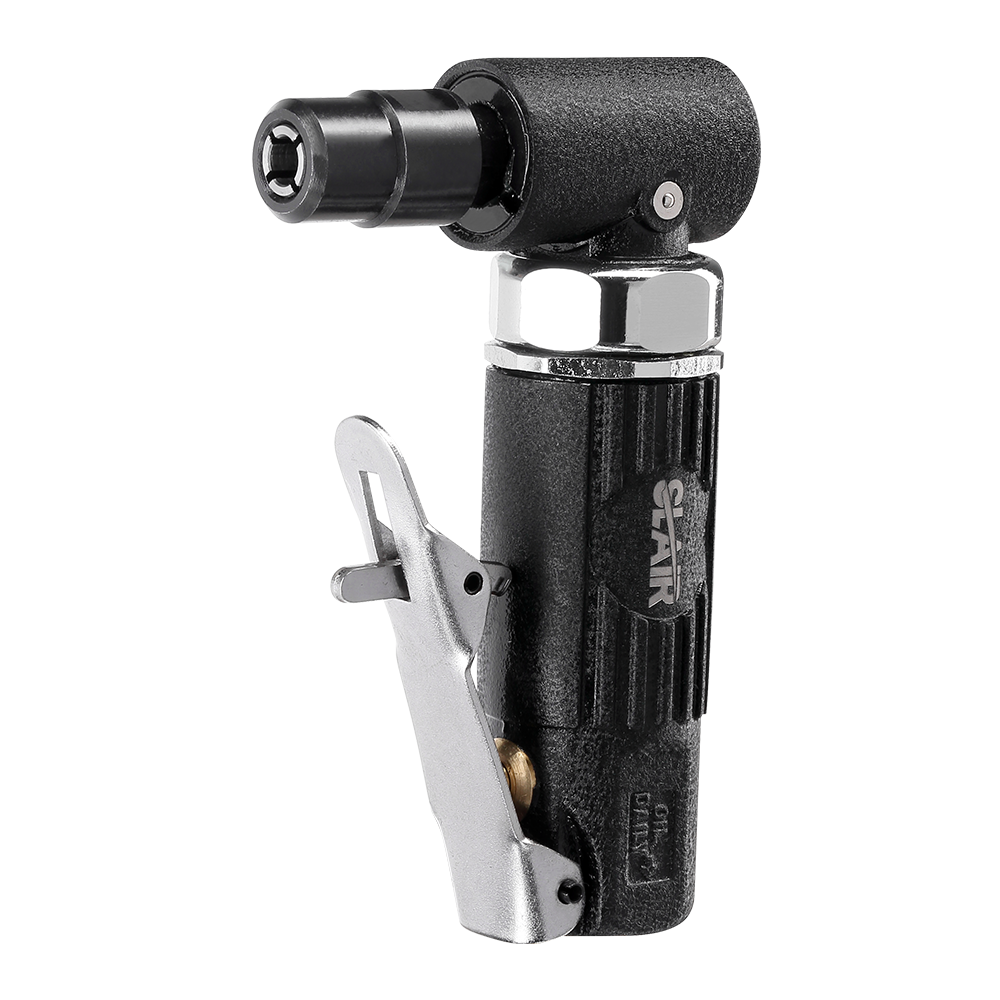  SLAIR MINI AIR ANGLE DIE GRINDER, 20000 RPM, SAFETY TRIGGER, ALUMINIUM, 1/4" 1/8" หรือ 3MM 6MM COLLET, PROFESSIONAL 