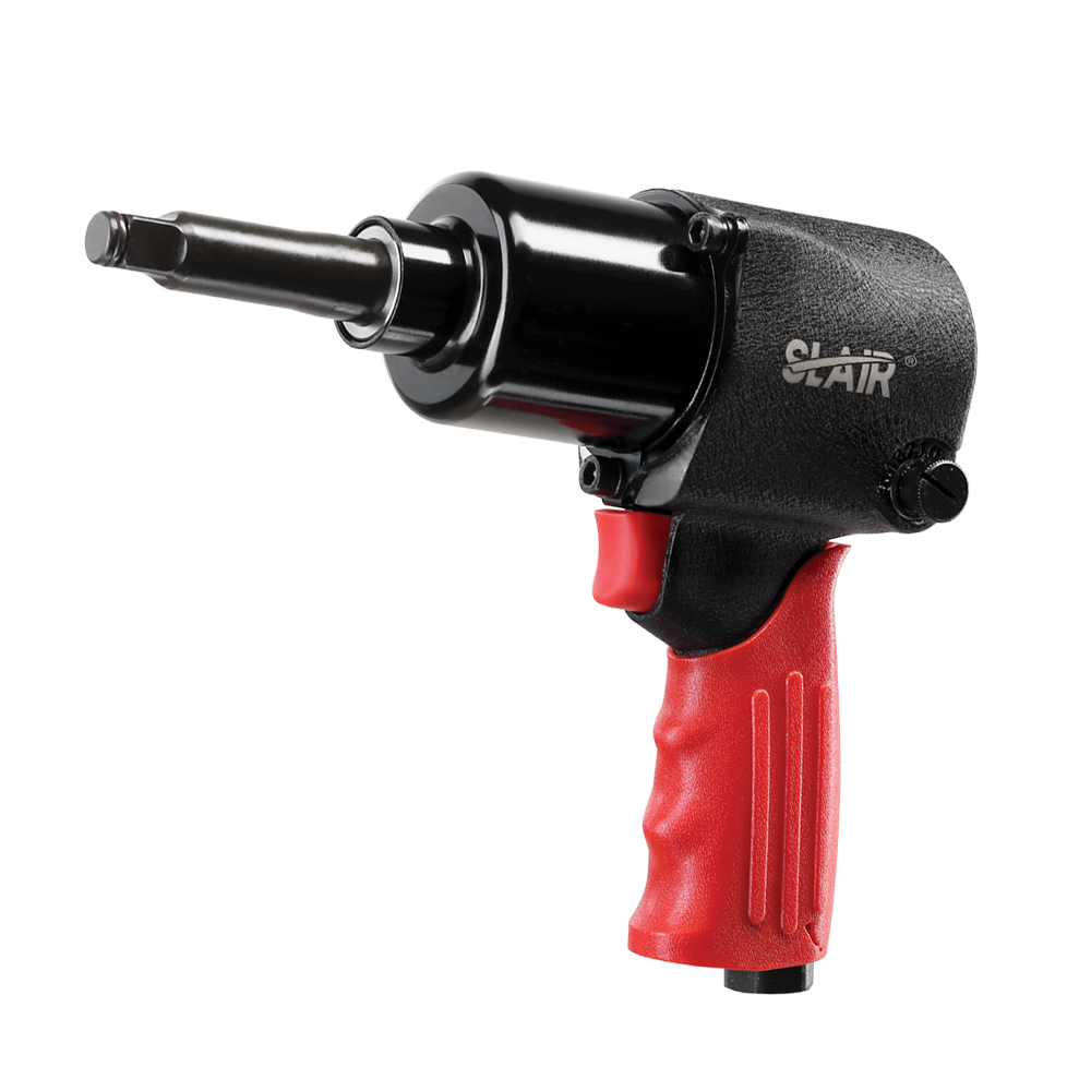    SLAIR LONG ANVIL 1/2" AIR IMPACT WRENCH- 881NM, ด้ามจับท่อไอเสีย, อะลูมิเนียมพร้อมยาง 