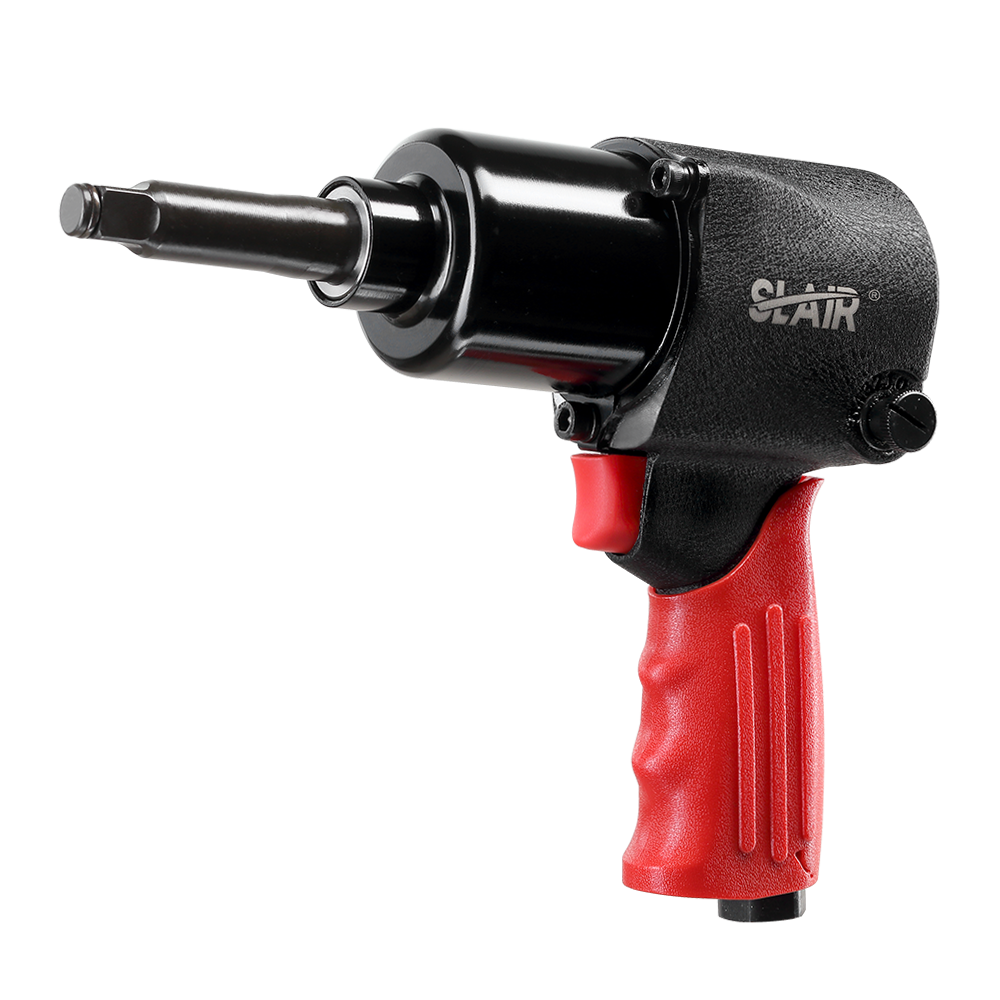    SLAIR LONG ANVIL 1/2" AIR IMPACT WRENCH- 881NM, ด้ามจับท่อไอเสีย, อะลูมิเนียมพร้อมยาง 