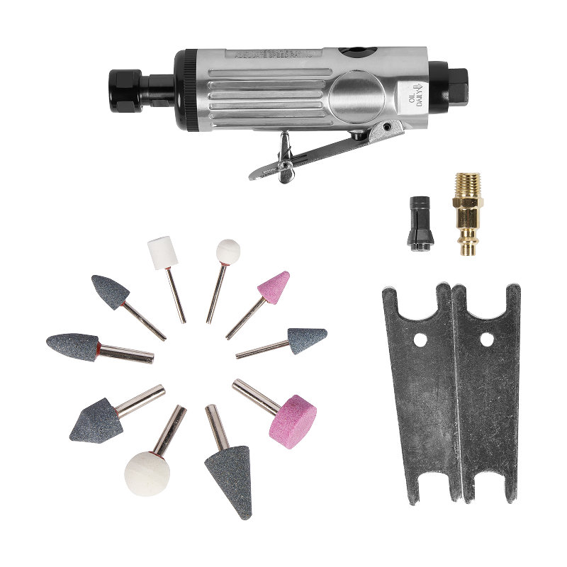  XINXING XQ-T02 16PC 1/4" 1/8"  AIR DIE GRINDER KIT, WITH STONE, CLASSIC, BMC SET