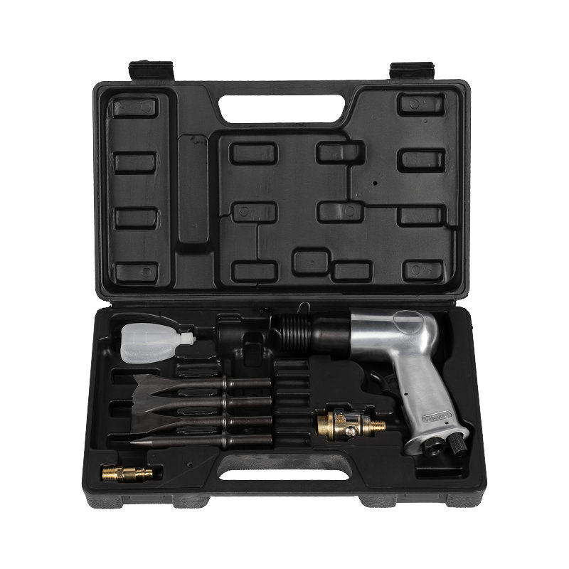  XINXING XQ-T06 9PC 150MM AIR HAMMER KIT พร้อมสปริง สิ่วสั้น 125MM BMC SET