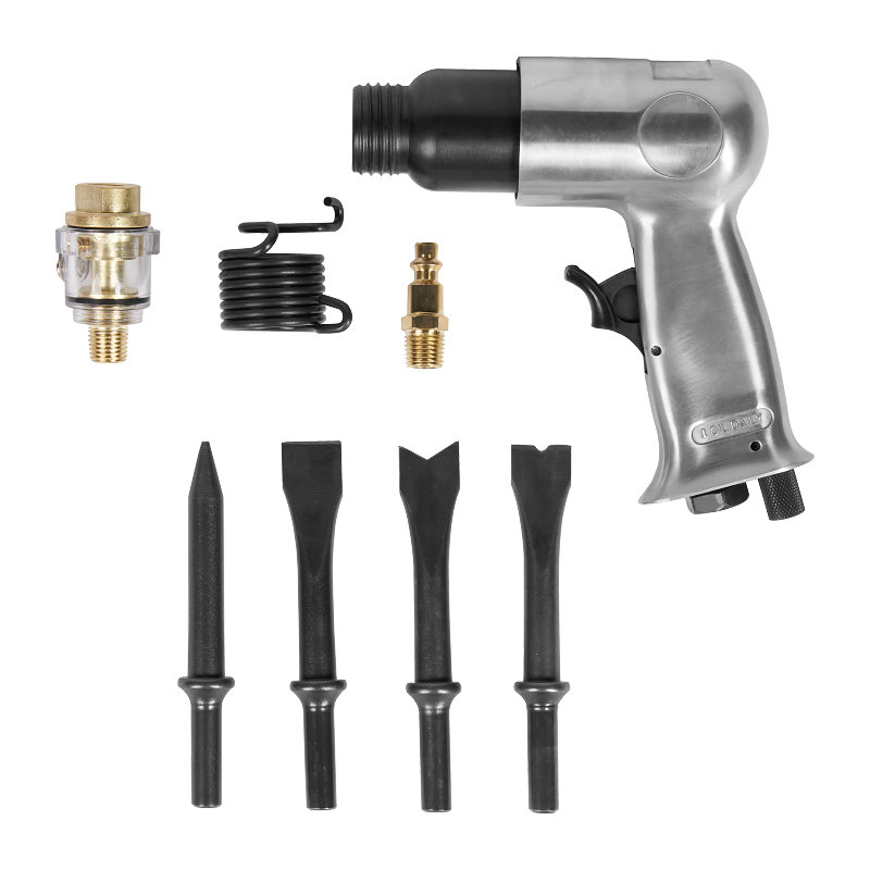  XINXING XQ-T06 9PC 150MM AIR HAMMER KIT พร้อมสปริง สิ่วสั้น 125MM BMC SET