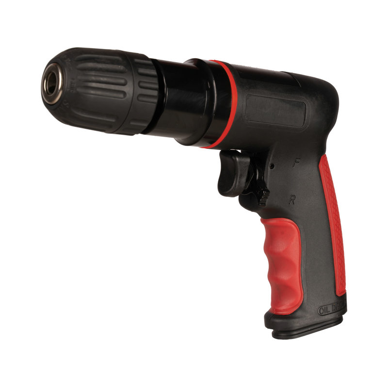  XINXING 3/8" AIR DRILL, หมุนกลับได้, 2200 RPM, KEYLESS, COMPOSITE, POPULAR